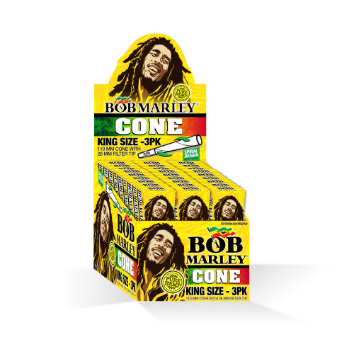 Bob Marley Pre-Rolled Cone - King Size - 3PK - 18/33's